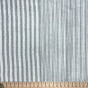 Garngefärbte Doppelgaze STRIPES Grünspan / Cremeweiß